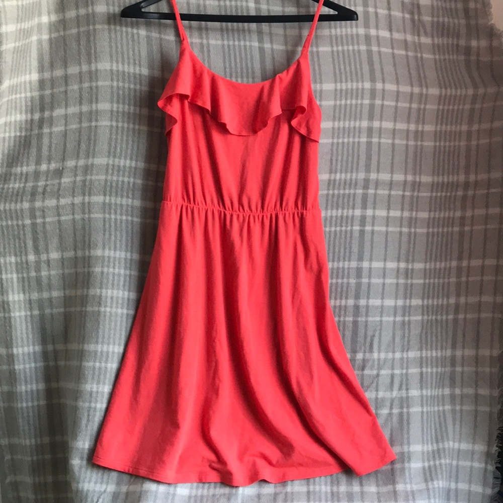 Peach color dress
